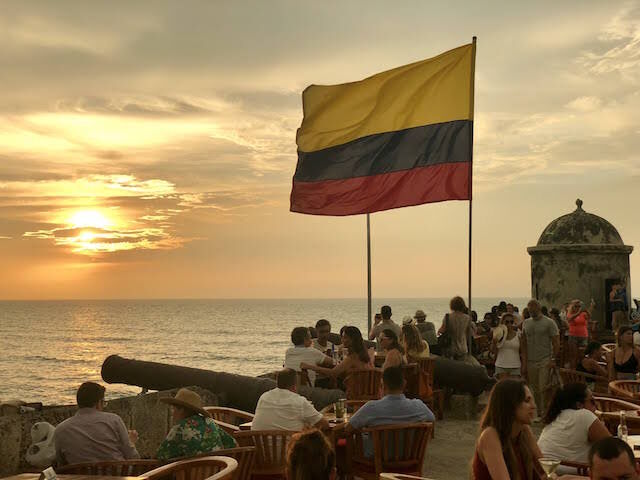 cartagena sunset cartagena sunset